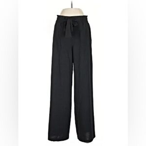 Elegant Black Wide Leg Women's Pants